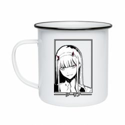 Кружка емальована Darling in the franxx. - PrintSalon