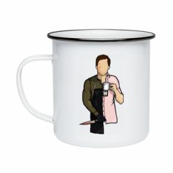 Кружка эмалированная Декстер арт - PrintSalon
