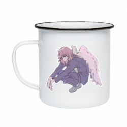 Кружка эмалированная Демон Ангела - PrintSalon