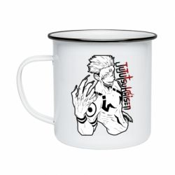 Кружка эмалированная Demon Sukuna art - PrintSalon