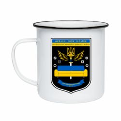 Кружка эмалированная Диванні Сили України - PrintSalon