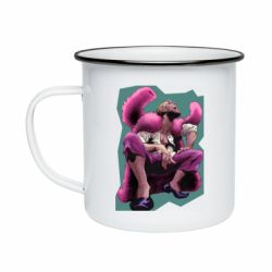 Кружка эмалированная Doflamingo - PrintSalon