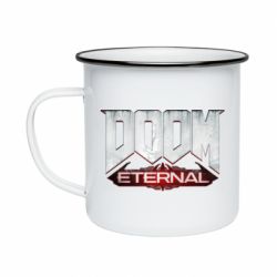 Кружка емальована Doom Eternal logo - PrintSalon