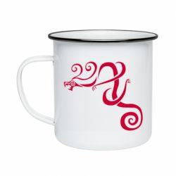 Кружка емальована Draken Tattoo - PrintSalon