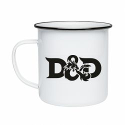Кружка эмалированная Dungeons s Dragons logo
