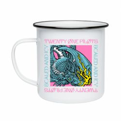 Кружка эмалированная Двадцать один пилот - PrintSalon