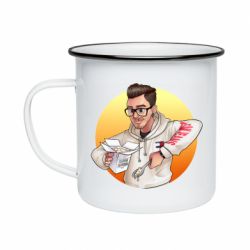 Кружка эмалированная Эдисон: Мамина Перловка - PrintSalon