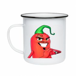 Кружка эмалированная Эдисон Перец - PrintSalon