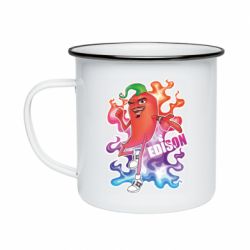 Кружка эмалированная Эдисон - PrintSalon
