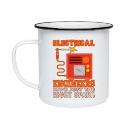 Кружка эмалированная Electrical Engineer - PrintSalon