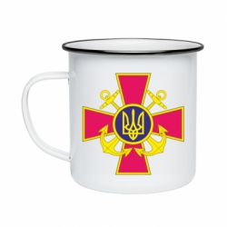 Кружка эмалированная Эмблема ВМСУ - PrintSalon