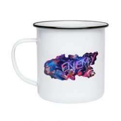 Кружка емальована Enemy - PrintSalon