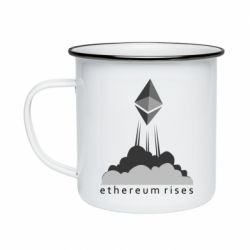 Кружка эмалированная Ethereum Rises - PrintSalon