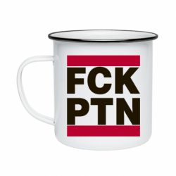 Кружка эмалированная FCN PTN - PrintSalon