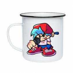 Кружка эмалированная FnF Boy