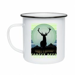 Кружка эмалированная Forest deer - PrintSalon