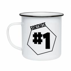 Кружка эмалированная Fortnight number 1 - PrintSalon