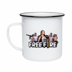 Кружка емальована Free Fire Team - PrintSalon