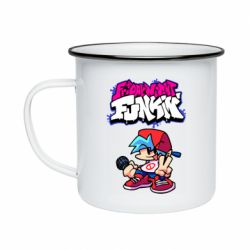 Кружка эмалированная Friday Night Funkin