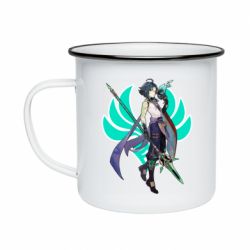 Кружка емальована Genshin Impact Xiao - PrintSalon