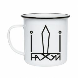 Кружка эмалированная Герб Украины иди - PrintSalon