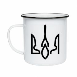 Кружка емальована Герб воля - PrintSalon