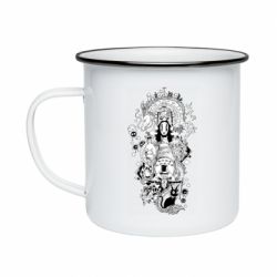 Кружка эмалированная Герои Хаяо Миядзаки - PrintSalon