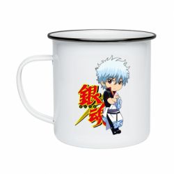 Кружка эмалированная Гинтама Мальчик - PrintSalon
