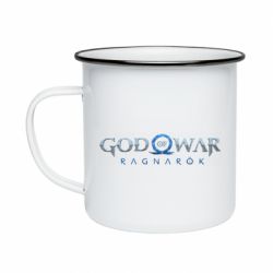 Кружка емальована God of War R A G N A R E K - PrintSalon