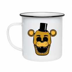 Кружка эмалированная Голова Фнафа - PrintSalon