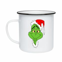 Кружка эмалированная Grinch - PrintSalon