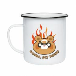 Кружка эмалированная Guoba Get Them - PrintSalon