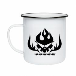 Кружка эмалированная Gurren power! - PrintSalon