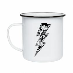 Кружка емальована Harry Potter symbols - PrintSalon