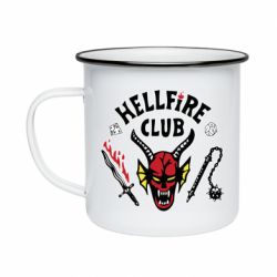 Кружка емальована Hellfire club - PrintSalon