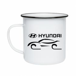Кружка эмалированная Хендай - PrintSalon