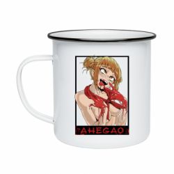 Кружка емальована Хіміко ахегао - PrintSalon