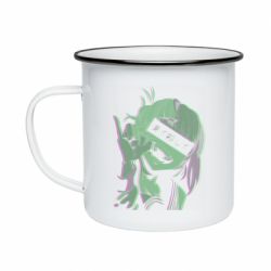 Кружка эмалированная Himiko Toga glitch - PrintSalon