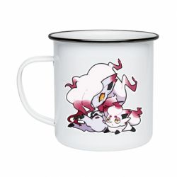 Кружка емальована Hisuian Zoroark and Zorua - PrintSalon