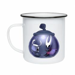 Кружка емальована Hollow Knight  and Hornet