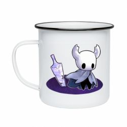Кружка эмалированная Hollow Knight with a sword - PrintSalon