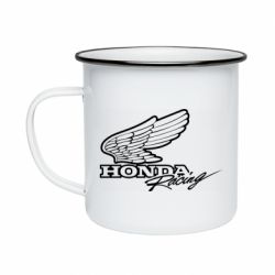 Кружка эмалированная Honda Racing art - PrintSalon