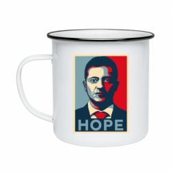 Кружка эмалированная Hope - PrintSalon