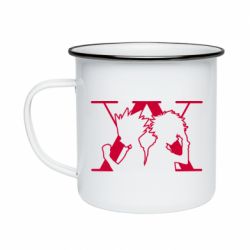 Кружка емальована Hunter X Hunter Line Art - PrintSalon