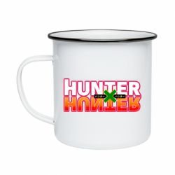 Кружка эмалированная Hunter x Hunter logo - PrintSalon