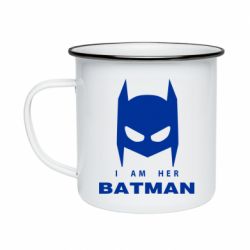 Кружка эмалированная I Am Her Batman - PrintSalon