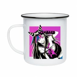 Кружка эмалированная Ибуки Миода глитч - PrintSalon