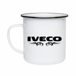Кружка эмалированная Iveco Logo Art - PrintSalon