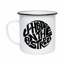 Кружка эмалированная J-HOPE - PrintSalon