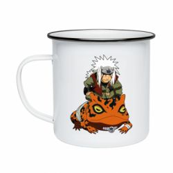 Кружка емальована Jiraiya and Gamabunta - PrintSalon